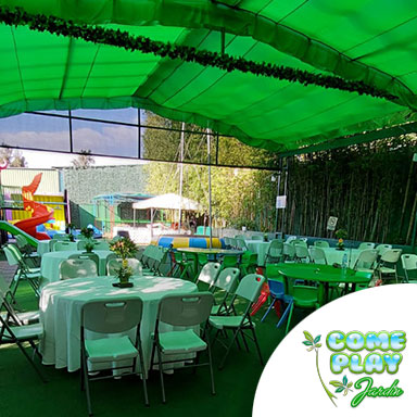 salón jardin para fiestas infantiles