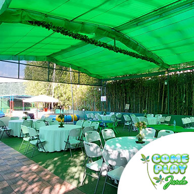 salón jardin para fiestas infantiles