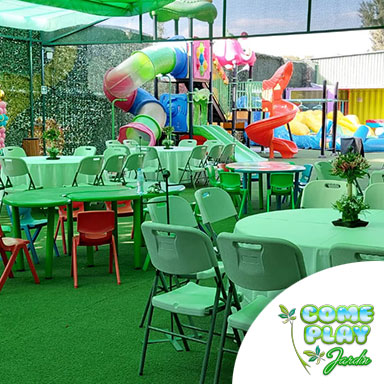 salón jardin para fiestas infantiles