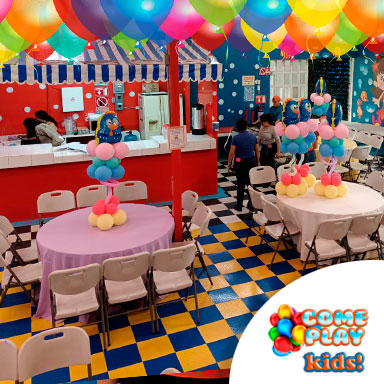 salón para fiestas infantiles para niños pequeños