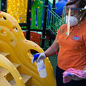 Sanitización salón para eventos infantiles